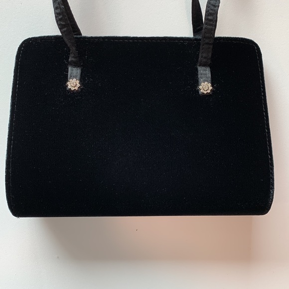 La Regale LTD - velvet and diamond evening bag - Picture 2 of 7